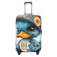 thumbnail image 2 of Goofa Cute Sunflower Blue Duck Pattern Luggage Covers For Suitcase,Suitcase Cover Protector Fit 18-32 Inch Luggage-X-Large, 2 of 9