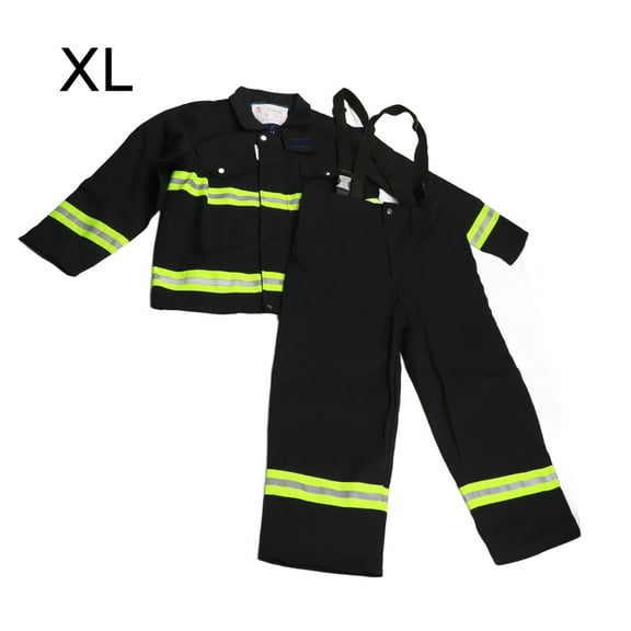 Flame Retardant Clothing Fireproof Heatproof Firemen Protective Reflective Coat TrousersXL