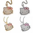 thumbnail image 2 of Collar con colgante de Hello Kitty Y2K de Sanrios, joyería de anime de circonita cúbica brillante estilo Kawaii, regalo lujoso de cumpleaños para festivales y festivales, 2 of 5