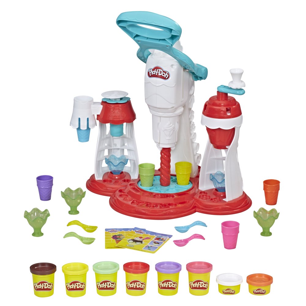 PlayDoh Kitchen Creations Ultimate Swirl Ice Cream Maker Food Set with