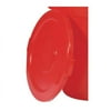 Rubbermaid Commercial Products 2654REDCT Lid For Brute 55 gal. - Red