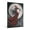 12" x 16", variant on Vintage Halloween Red clothed witch Canvas Wall Art Painting, Retro Horror Creepy Dark Poster, Gothic Artwork Picture Print Decor, Spooky Ghost Wall Decor for Bar Living Room Bedroom Party Framed ﻿
