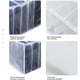 thumbnail image 2 of 2 cajas de almacenamiento plegables para ropa, jeans, 7 compartimentos blancos para pantalones, leggings, camisetas, 2 of 5