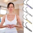 thumbnail image 4 of 2x Stop Smoking Breathing Necklace, Anxiety Relief Necklacevape Necklace, Breathing Necklace Stop Smoking Aid, Breathing Exercises, Christmas Gift, 4 of 5