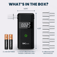 thumbnail image 6 of BACtrack Scout Breathalyzer | Professional-Grade Accuracy | DOT & NHTSA Compliant | Portable Breath Alcohol Tester for Personal & Professional Use, 6 of 7