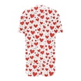 thumbnail image 6 of Tqcoqu Women's Plus Size Pajama Sets Short Sleeve Pjs 2 Piece Top and Shorts Sleepwear Comfy Soft Lounge Sets with Pockets,B-Red,Women's XL-XXXXXL, 6 of 7