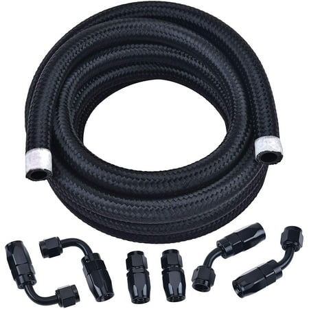 DeatschWerks 6AN SS Double Braided CPE Hose 3 Feet (6-02-0812-3)