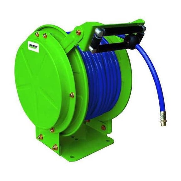 SPEEDAIRE 31XG65 3/8" x 50 ft. Spring Return Hose Reel with Hose 300 psi