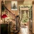 thumbnail image 6 of Vintage Winter Fawn Posters Christmas Pine Tree Canvas Wall Art Rustic Scene Decorations Prints Painting for Christmas Home Bedroom Dorm Wall Decor, 6 of 7