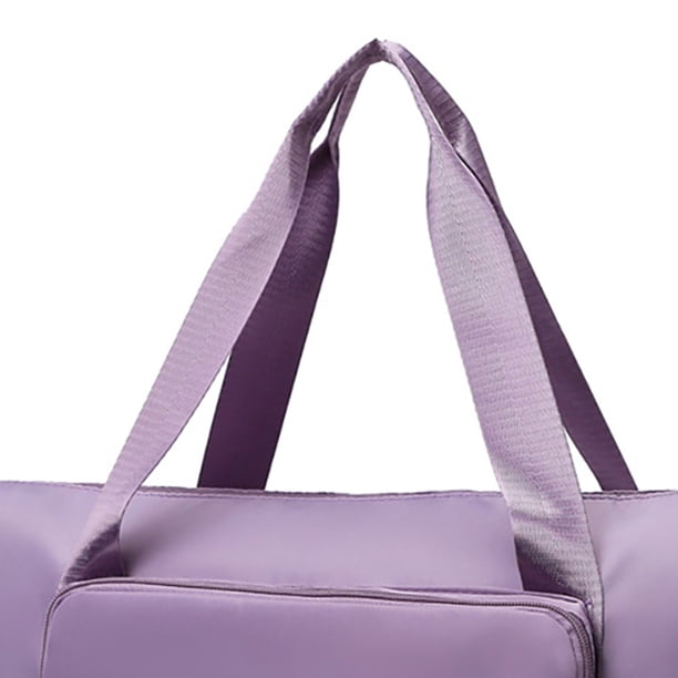 Bolsa De Viaje Plegable Bolsa de viaje plegable Tela Oxford Impermeable Separación en seco y húmedo (Taro Purple) Tmvgtek Para Estrenar