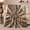 Wood Starburst, variant on Farmhouse Wreath Wood Plank Flannel Blanket, Cozy Rustic Sofa Throw for Cottage Lovers and Farmhouse Fans, Warm Bedroom Reading Nook Home Decor, Housewarming Christmas Gift