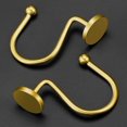 thumbnail image 3 of SNNROO Black Shower Curtain Hooks  Rustproof Shower Curtain Rings for Bathroom  Metal Shower Hooks for Shower Curtain Rod  Modern Decorative Shower Curtain Hangers Set of 12  Round Heavy, 3 of 4