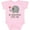 AD-Pink, variant on Inktastic My Grandparents Love Me Elephant Boys or Girls Baby Bodysuit