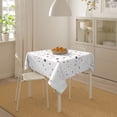 thumbnail image 6 of YFYANG Square Polyester Table Cloth, 60" x 60" Reusable Table Cover Kitchen Dining Room Geometric Polka Dot Pattern Decorative Tablecloths for Tables of 2-4 People, 6 of 8