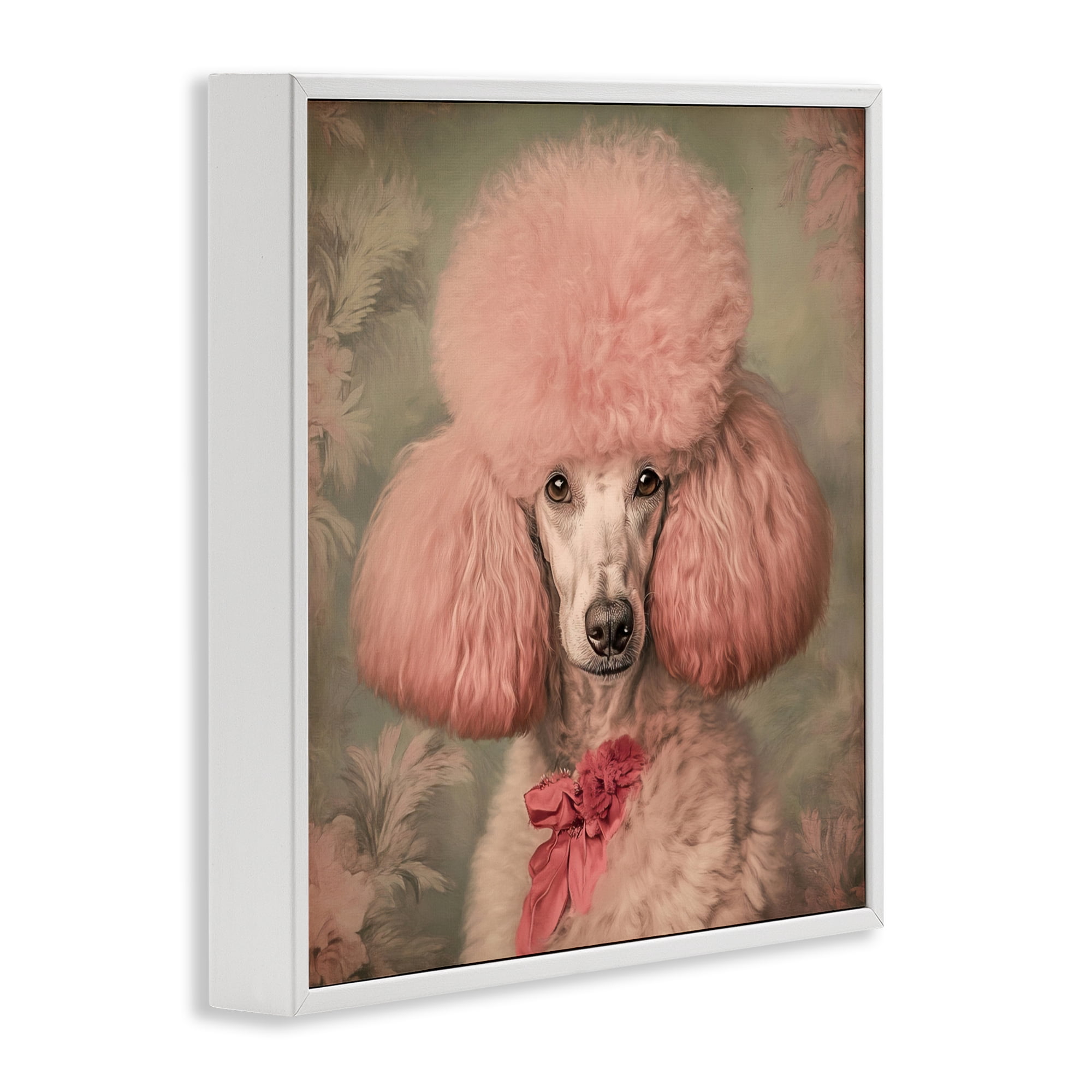 Stupell Industries Miss Baroness Blush White Framed Giclee Art, design by Tina LeCour