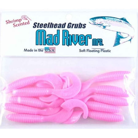 Mad River Hd Grub Shrimp Pink 1.5 Fishing Equipment