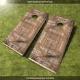 thumbnail image 6 of Cornhole Game Stickers For Boards Funny Cornhole Board Decals 24x48Inch Cornhole Board Wraps Weatherproof Vinyl Decal Easy Bubble Free Bean Toss Party Games Rustic Party Rules Board, 6 of 6