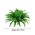 thumbnail image 3 of Artificial Plants Outdoor Fake Monkey Grass with Flowers for Pot UV Resistant Plant Decor for Window Garden Patio Hanging Planter Pathway Front Porch Harlik, 3 of 5