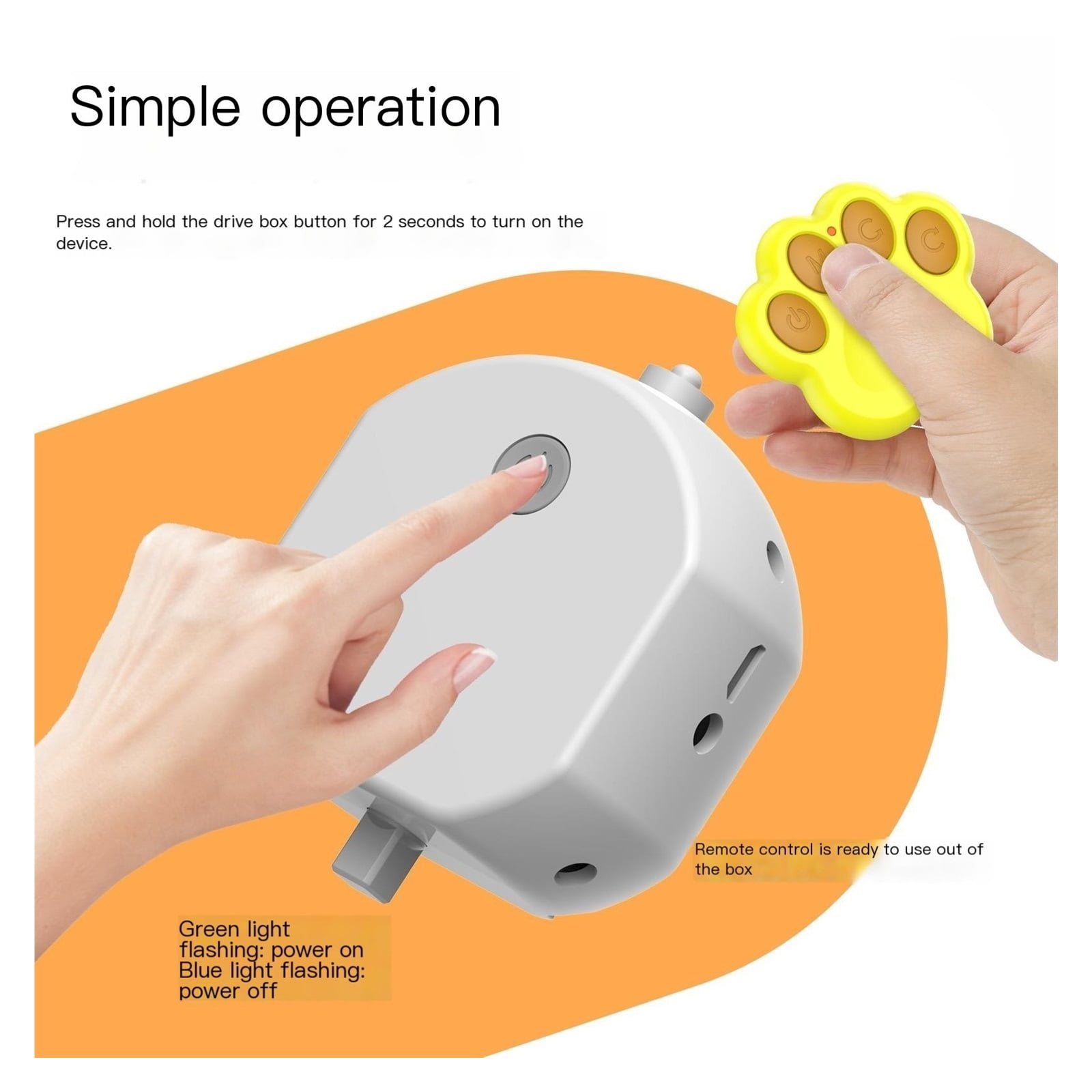 Interactive Dog Toys Ball for Small & Medium Dogs, Durable Chew Toy for Aggressive Chewers, Automatic Rolling Dog Balls with Silicone Cover