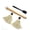 1 Handle+2 heads+1 brush, variant on 15.5in Basting Mop Brush for BBQ Grilling - Wooden Handle Detachable with 2 Replacement Heads &Silicone Brush - Grill Tools for Outdoor Cooking, Camping, Smoking