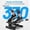 Black, variant on Mini Hydraulic Stair Stepper 330LBS Capacity with Resistance Bands LCD Monitor Stainless Steel Anti Slip Quiet Home Office Fitness Equipment