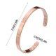 thumbnail image 3 of Pisexur Belleza Maquillaje Pulsera de pareja de metal con apertura magnética ajustable, accesorios de joyería para hombres y mujeres.para mujeres y hombres, 3 of 6