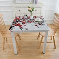 thumbnail image 3 of HAOXIT Asian , Plum Tree Blossoms Japanese Spring Traditional Festival Seasonal Celebration Print, Dining Room Kitchen Rectangular Table Cover 48''x48'', 3 of 7
