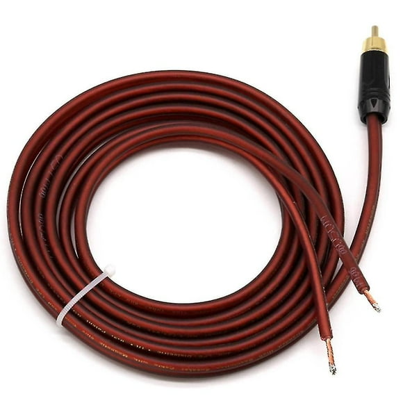 Rca Speaker Cable Bare Wire Speaker Wire To Rca Plug,replace Rca Plug 1y