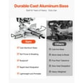 thumbnail image 6 of 12-Inch Sliding Compound Miter Saw, 15 Amp Corded Motor, Double Bevel, 60-Tooth Blade for Woodworking, 6 of 11