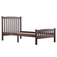 thumbnail image 2 of UBesGoo Wood Platform Bed with Headboard And Footboard,Walnut Twin, 2 of 9