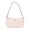 Powdered Sugar, variant on Women's Kayla Small Pebbled Leather Top Zip Convertible Wristlet (Warm Gingerbread)