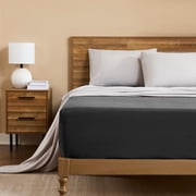 Hotella Queen Fitted Sheet, 100% Microfiber, 60x80, Soft & Fade-Resistant, 14 Deep Pocket, Dark Gray
