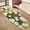 Green Daisy, variant on Green Floral Moss Bathroom Rug Bath Mat, Ultra Thick Soft 3D Aesthetic Decor Cute Tufted Bath Rugs, Non Slip Absorbent Washable Moss Carpet for Shower Floor Sink Bedroom, 20x32 Inch