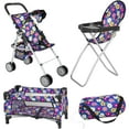 thumbnail image 3 of fash n kolor Doll 3 Piece Play Set Baby Doll Accessories - includes, 1 Pack N Play. 2 Doll Stroller. 3 Doll High Chair. Fits Up to 18'' Doll (Flower), 3 of 4