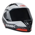 thumbnail image 3 of Casco SMK Stellar GL231 Mica Humo Cerrado Rojo Blanco XL, 3 of 6