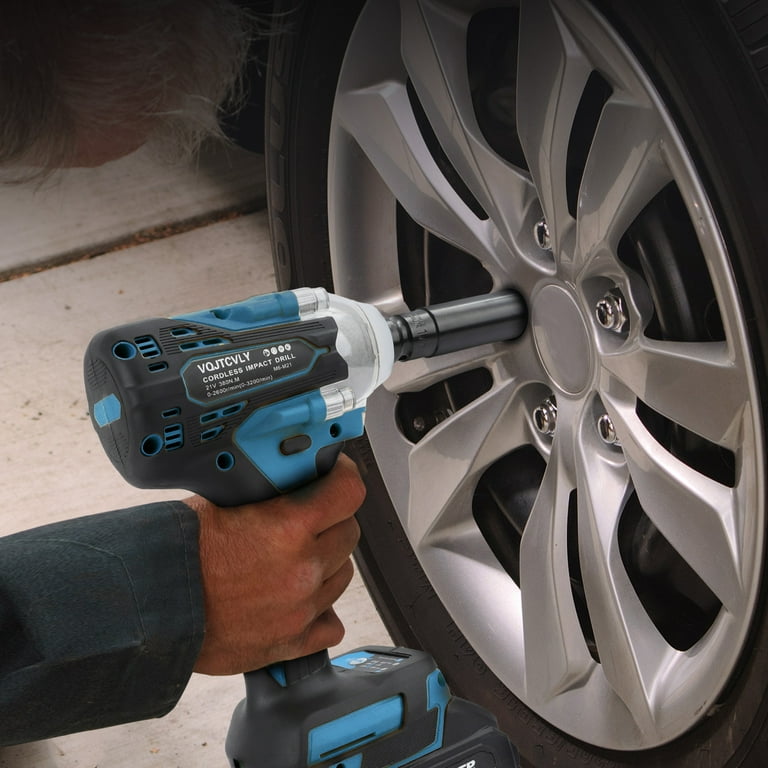 VQJTCVLY Brushless impact driver, 21V Cordless impact wrench 1/2