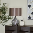 thumbnail image 3 of DecMode 20" Silver Table Lamp with Gray Fabric Shade, 3 of 12