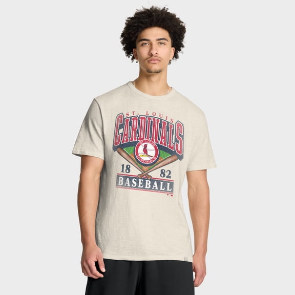 Men's Fanatics Tan St. Louis Cardinals Stadium Slub T-Shirt