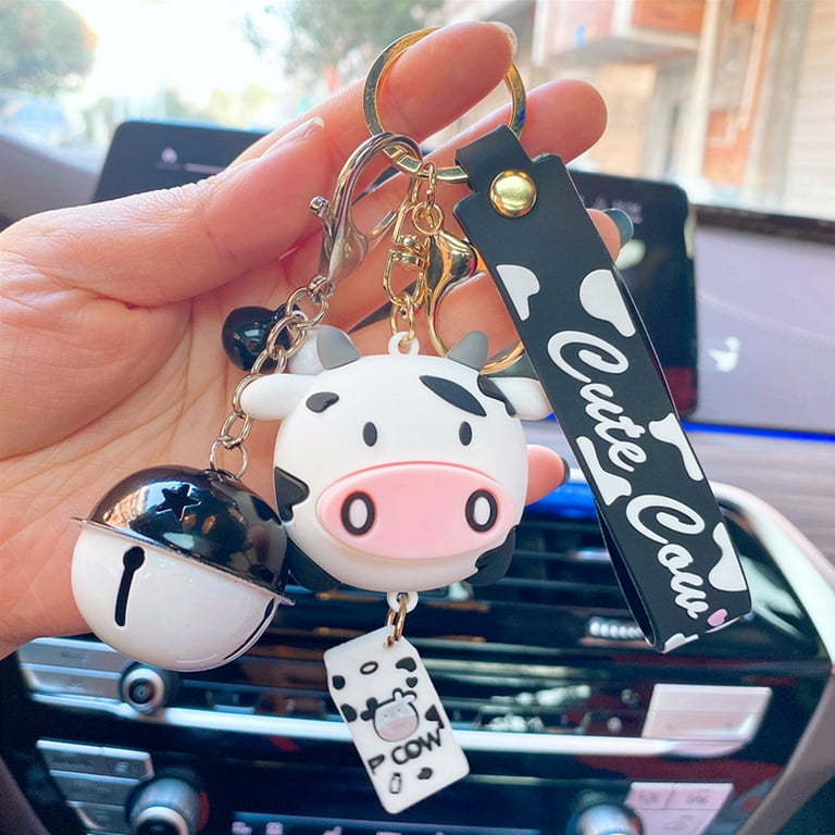 Cute Keychain Panda Accessories Cartoon Keychain for Women and Men Car  Keychain Blue green yellow black., Black, 5 : : Bags, Wallets and  Luggage