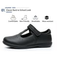 thumbnail image 2 of Ahannie Girls Mary Jane School Uniform Shoes Black Dress Flats (Toddler/Little Kid/Big Kid), 2 of 6