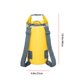 thumbnail image 2 of Yuarrent Bolsa seca impermeable de PVC 10L 15L 20L buceo al aire libre plegable hombre mujer playa bolsa de natación Rafting río océano Deportes acuáticos Amarillo 20L Yuarrent AP1617-03B, 2 of 6
