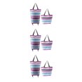thumbnail image 3 of Wosthever Bolsas de compras para una amplia gama de usos Gran capacidad y plegable Multifuncional Amplia aplicación Happy ribbon Type1 NO1, 3 of 6