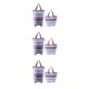 thumbnail image 1 of Matsuzay ProbeOf Bolsas de compras plegables Bolsa de compras multifuncional espaciosa y fuerte Cinta feliz Type1 NO1, 1 of 6