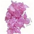 thumbnail image 3 of Luminous Sea Figurines Colorful Seashell Sea Star Seashell Stones For Fish Tank Garden Vase Fillers And Beach Theme Decoration, 3 of 7