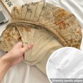 thumbnail image 4 of Twin Sze Fitted Sheet Set - Vintage Pumpkins Fall 2 Piece Bedding Sets 16" Deep Pocket Fitted Sheet with 1 Pillowcase, Thanksgiving Botanical Flowers Brushed Microfiber Hotel Luxury Bed Sheets, 4 of 9