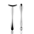 thumbnail image 1 of Soidarity 2 uds aplicador de crema de ojos de Metal aleación de Zinc masajeador de esencia para la cara palo bola Facial hinchazón herramienta cosmética masajeadores Plata Soidarity CE001267-02B, 1 of 6