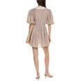 thumbnail image 2 of Maje womens  Linen Mini Dress, T40, White, 2 of 3