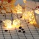 thumbnail image 5 of 2,2 m Bola de ratán 20LED Cadena de luces decorativas para decoración de fiestas al aire libre navideñas, 5 of 8