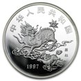thumbnail image 2 of 1997 China 1 oz Proof Silver 10 Yuan Unicorn, 2 of 2