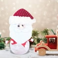 thumbnail image 5 of Luoshdecor Christmas Candy Jars with Snowman Santa Elk Lid,5.9 in Plastic Clear Cookie Jar Snack Food Storage Container for Holiday Party Gift, 5 of 8